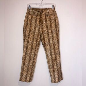 Free People Women’s Size 4 Faux Snake Skin Pants